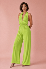 Tuta halter schiena nuda