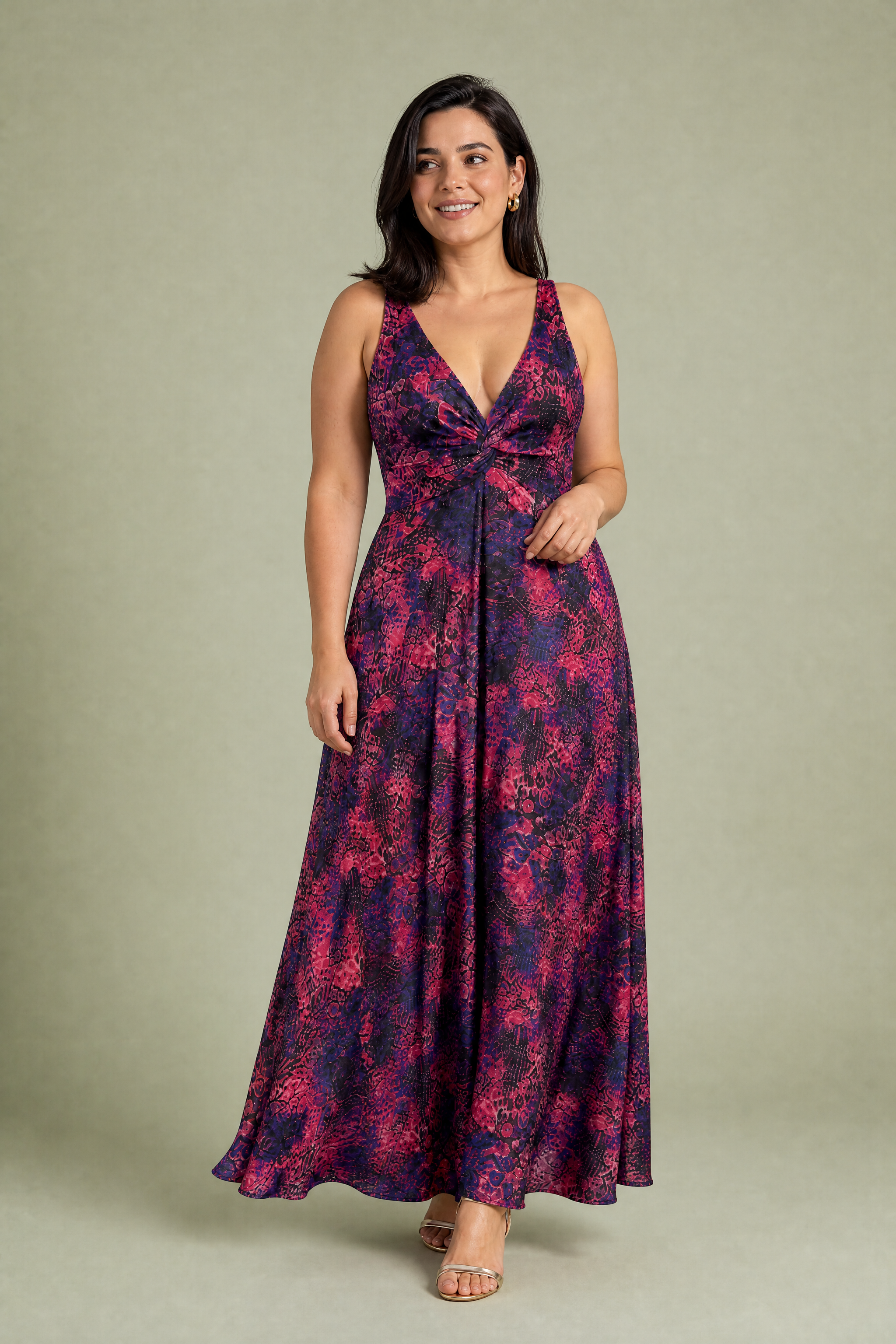 Robe longue décolleté dos nu | Porté sur une autre silhouette | Lounelle Paris