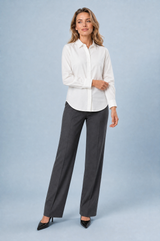 Camicia fluida a maniche lunghe