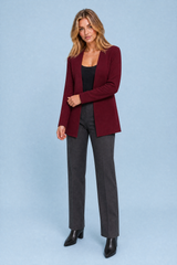 Blazer midi con scollo a V