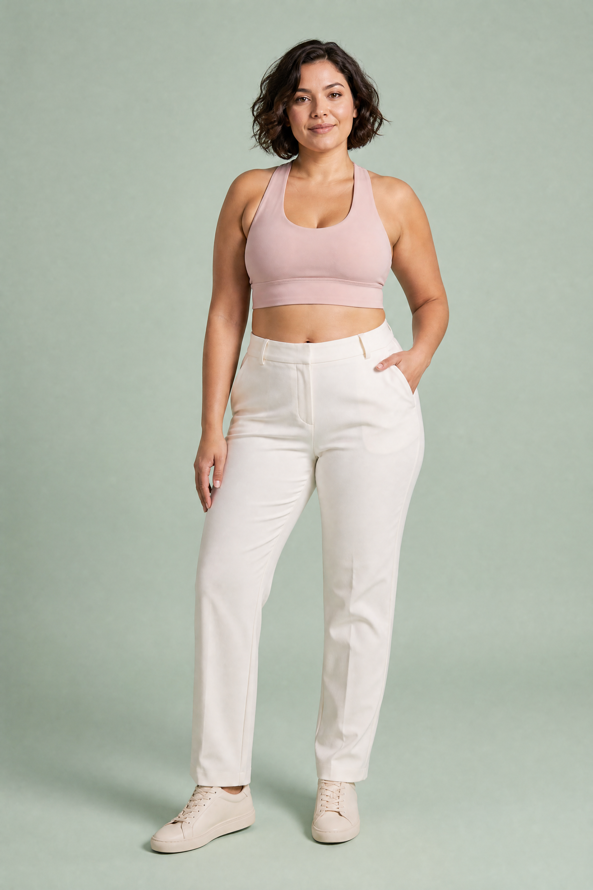 Brassière moulante dos nu | Porté sur une autre silhouette | Lounelle Paris