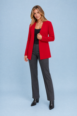 Blazer midi con scollo a V