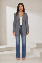 Blazer ajusté à col tailleur | Lounelle Paris
