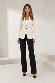 Blazer col tailleur coupe cintrée | Lounelle Paris