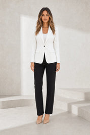 Blazer col tailleur coupe cintrée | Lounelle Paris