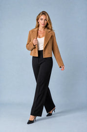 Blazer court ample à double boutonnage | Vue en mouvement | Lounelle Paris