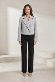 Blazer court ample à double boutonnage | Lounelle Paris