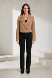Blazer court ample à double boutonnage | Lounelle Paris