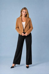 Blazer ampio corto a doppio petto
