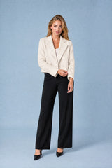 Blazer ampio corto a doppio petto