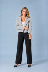 Blazer corto oversize doppiopetto