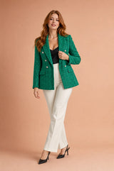 Blazer in tweed a doppiopetto