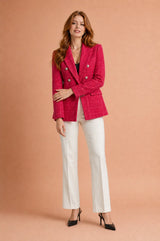 Blazer in tweed a doppiopetto