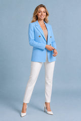 Blazer mi-lungo a doppio petto