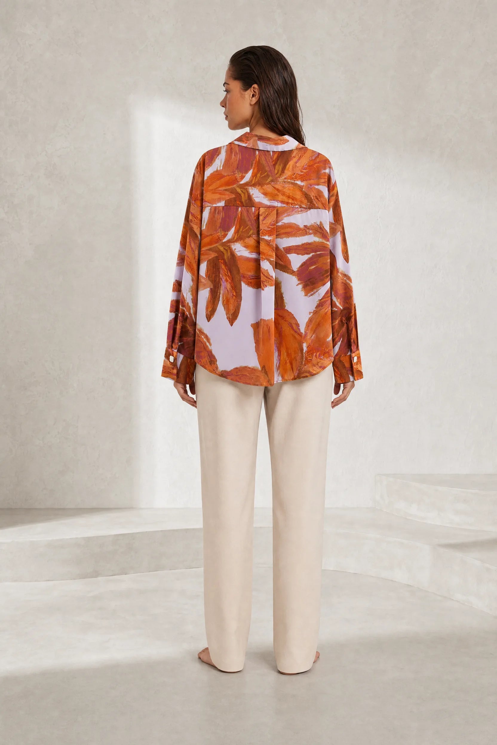 Chemise ample à imprimé floral | Lounelle Paris