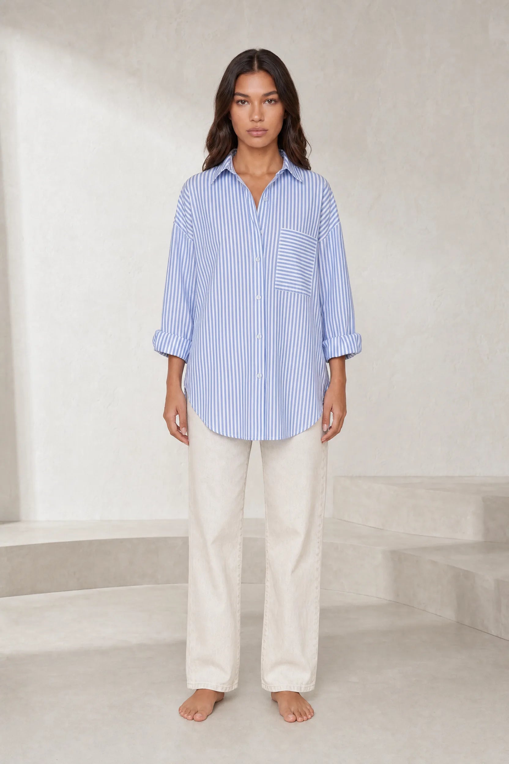 Chemise ample à rayures | Lounelle Paris