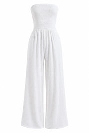 Combinaison bandeau jambes larges | Lounelle Paris