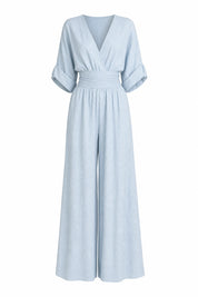 Combinaison col V taille haute | Lounelle Paris