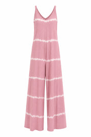 Combinaison rose plissée dos nu | Lounelle Paris