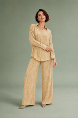Ensemble ampio motivo jacquard