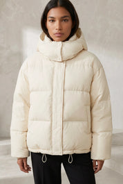 Doudoune courte à capuche oversize | Lounelle Paris