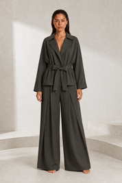Ensemble trench pantalon ceinturé | Lounelle Paris