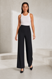 Pantalon large taille haute fluide | Lounelle Paris
