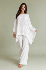 Ensemble ample col bateau | Vue de face | Lounelle Paris