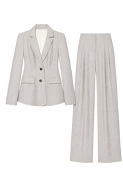 Ensemble blazer beige ample | Lounelle Paris