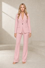 Ensemble blazer pantalon ajusté taille haute | Lounelle Paris