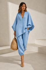 Ensemble fluido scollo a V