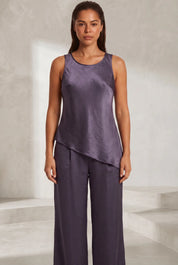 Ensemble pantalon asymétrique sans manches | Lounelle Paris