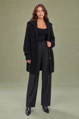 Gilet ampio con collo a scialle
