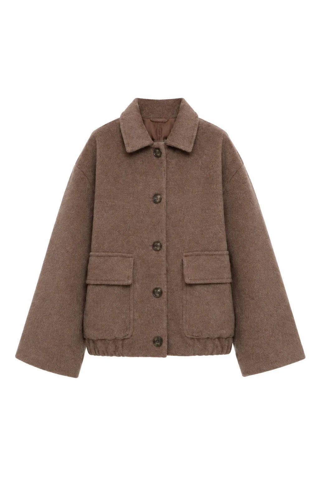 Manteau court ample à boutons | Lounelle Paris
