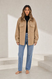 Manteau mi-long ample à revers | Lounelle Paris