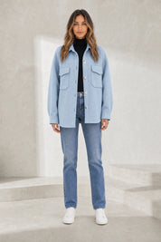 Manteau mi-long ample à revers | Lounelle Paris