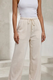 Pantalon large à cordon | Lounelle Paris