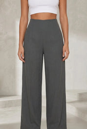 Pantalon large fluide taille haute | Lounelle Paris