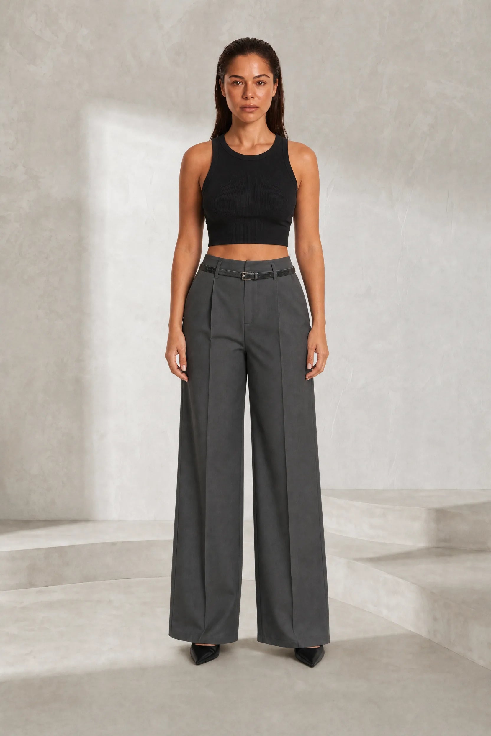 Pantalon large taille haute | Lounelle Paris