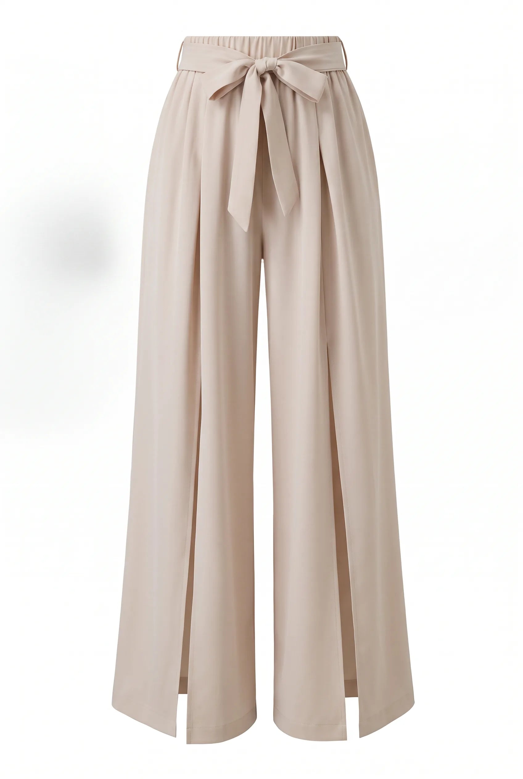 Pantalon large taille haute fendu | Lounelle Paris