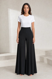 Pantalon large taille haute fluide | Lounelle Paris