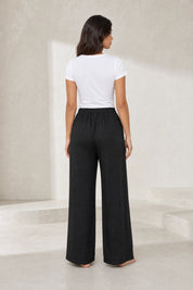 Pantalon taille haute asymétrique | Lounelle Paris
