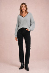 Pull col V in pizzo