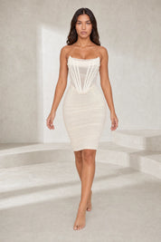 Robe bandeau effet corset | Lounelle Paris
