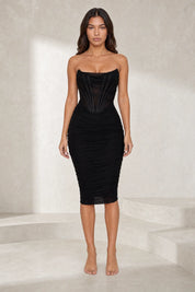 Robe bandeau effet corset | Lounelle Paris