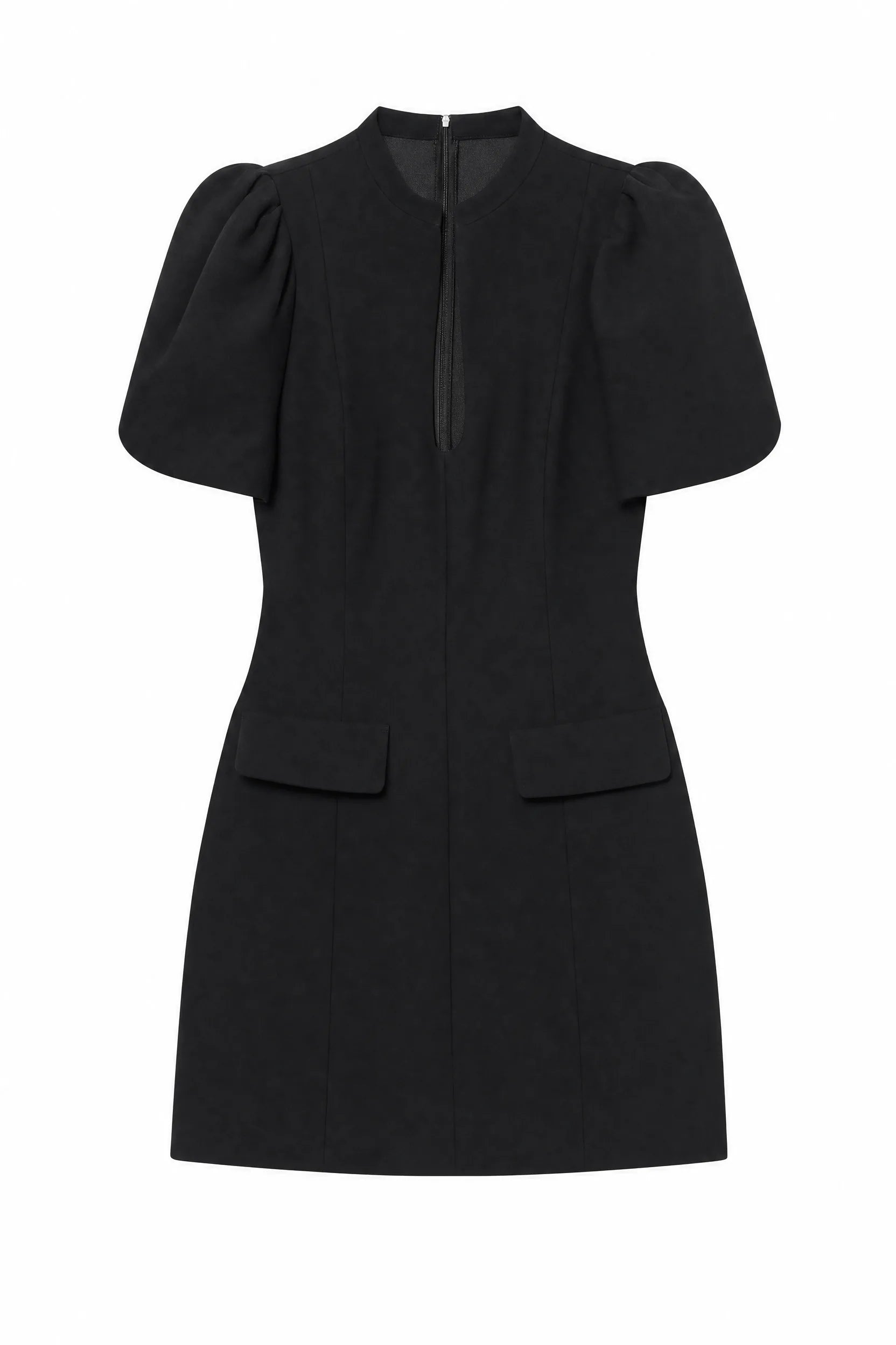 Robe cintrée à manches bouffantes | Lounelle Paris
