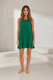 Robe dos noué volantée | Lounelle Paris
