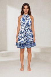 Robe halter imprimé floral | Lounelle Paris