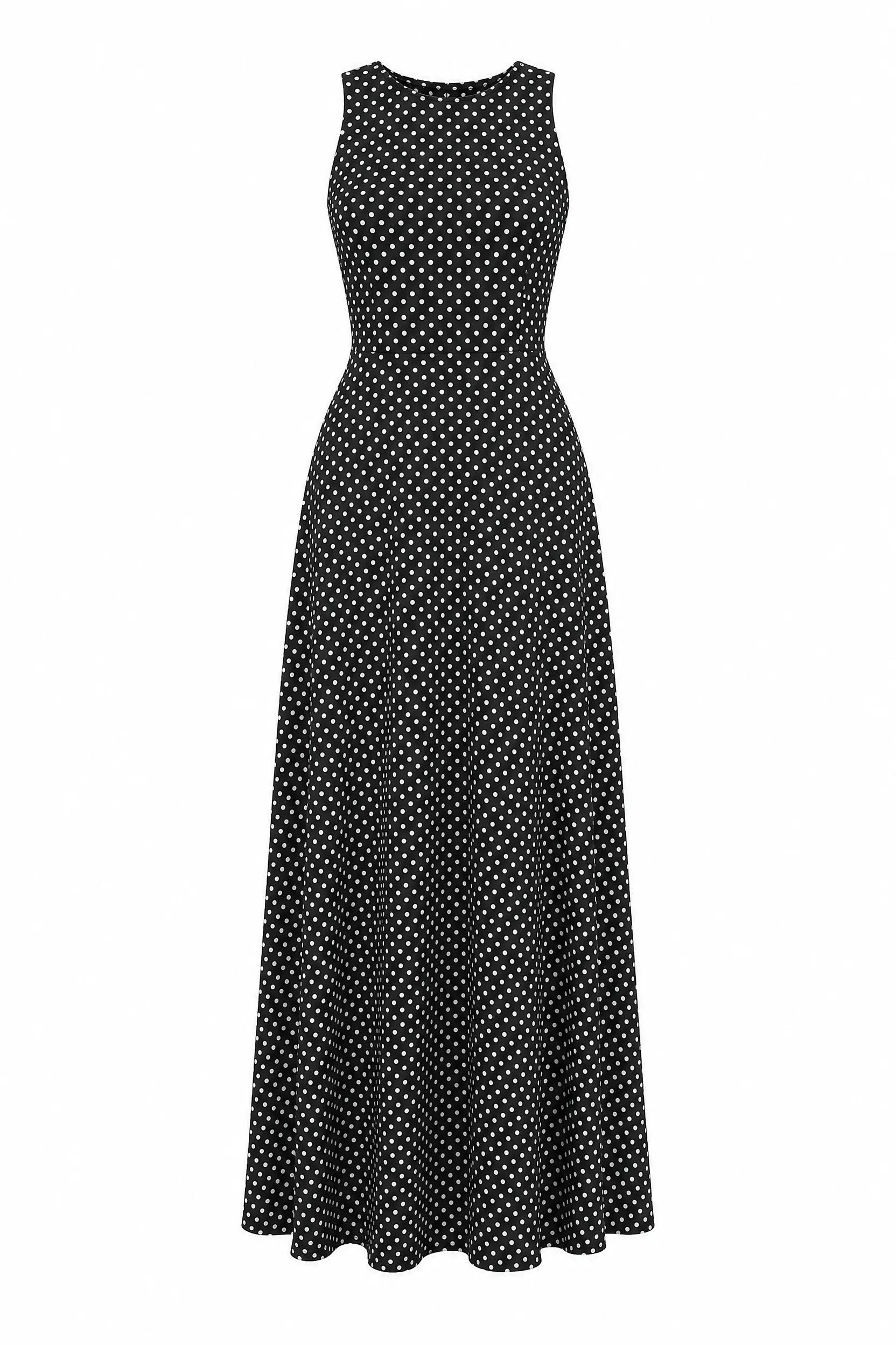 Robe longue à pois dos nu | Lounelle Paris