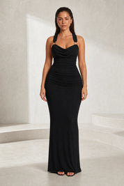 Robe longue col bénitier dos nu | Lounelle Paris